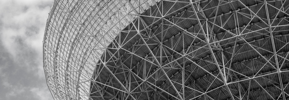 Radioteleskop Effelsberg Aufnahme des Radioteleskops Effelsberg